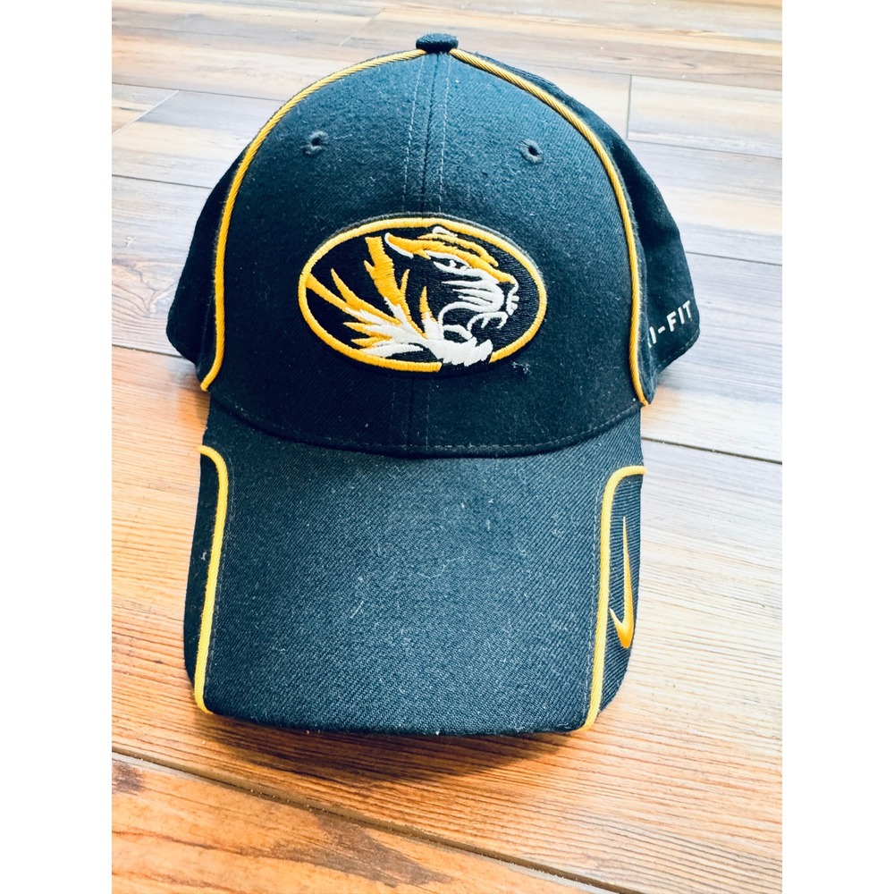 Nike Missouri Tigers Mizzou Hat OSFA Black Gold Excellent Legacy91 Dri-FIT Cap